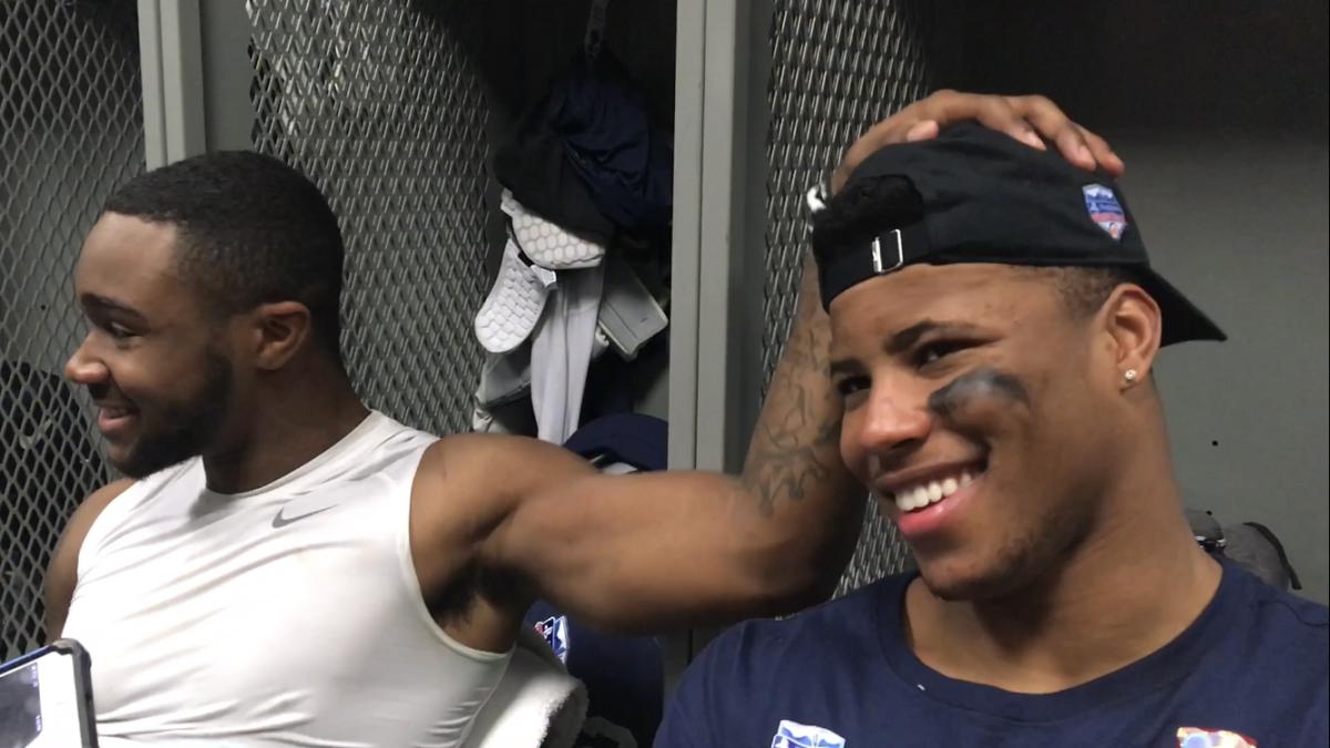 Saquon Barkley and Miles Sanders